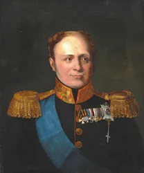 Portret van Tsaar Alexander I van Rusland